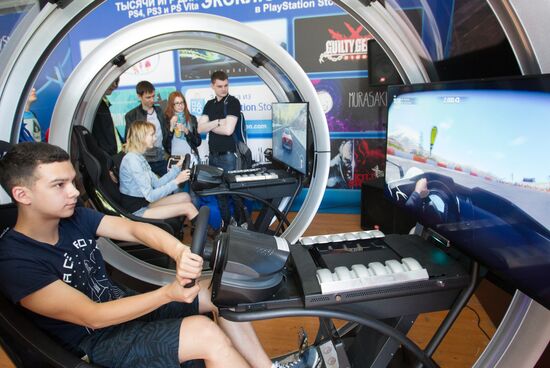 Vkontakte social network festival in St. Petersburg