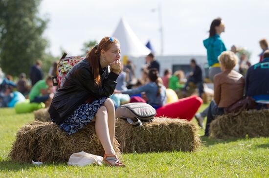 Vkontakte social network festival in St. Petersburg