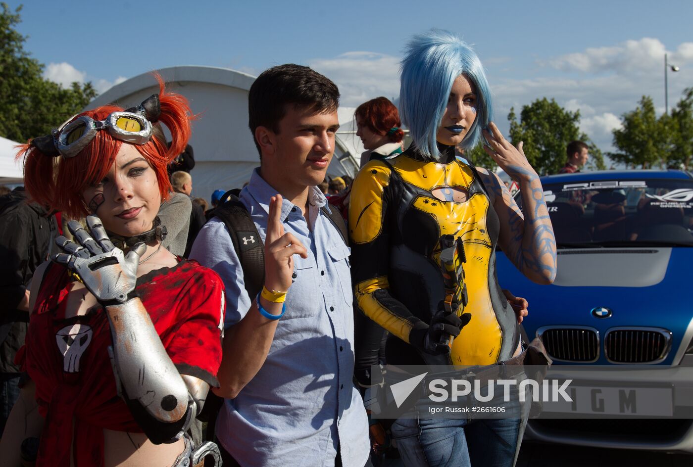 Vkontakte social network festival in St. Petersburg