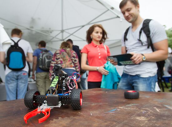 Vkontakte social network festival in St. Petersburg