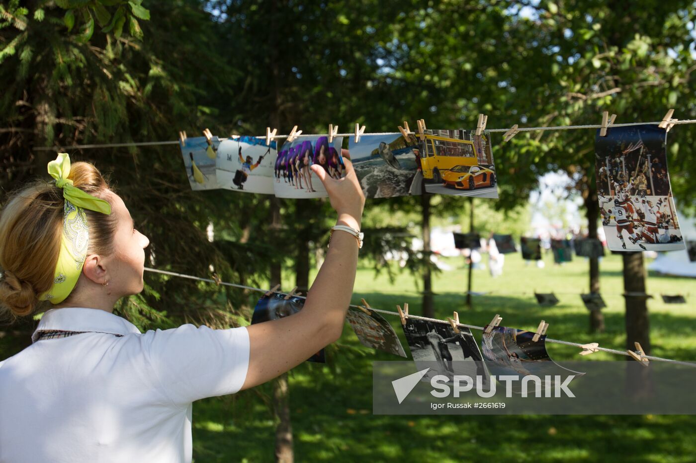 Vkontakte social network festival in St. Petersburg