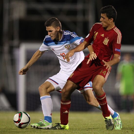 2015 UEFA European Under-19 Championship. Spain vs. Russia