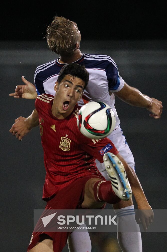 2015 UEFA European Under-19 Championship. Spain vs. Russia