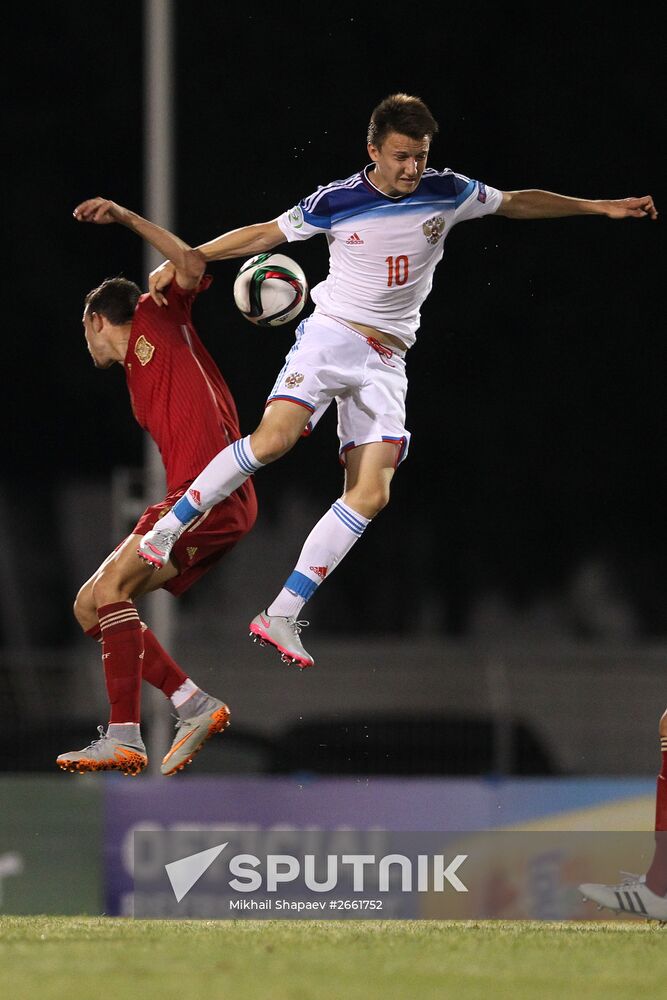 2015 UEFA European Under-19 Championship. Spain vs. Russia