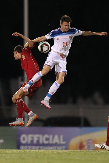 2015 UEFA European Under-19 Championship. Spain vs. Russia