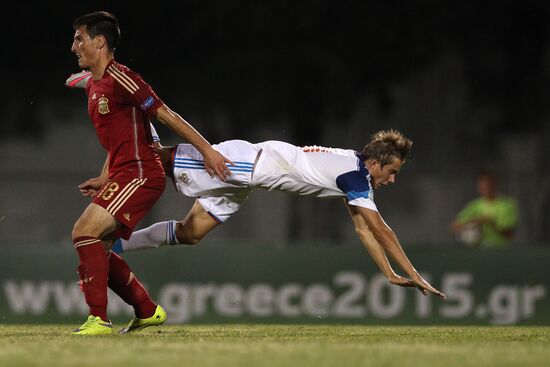 2015 UEFA European Under-19 Championship. Spain vs. Russia