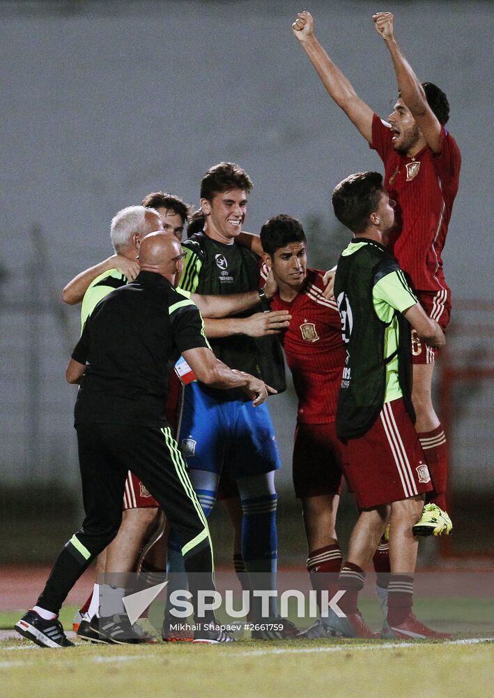 2015 UEFA European Under-19 Championship. Spain vs. Russia