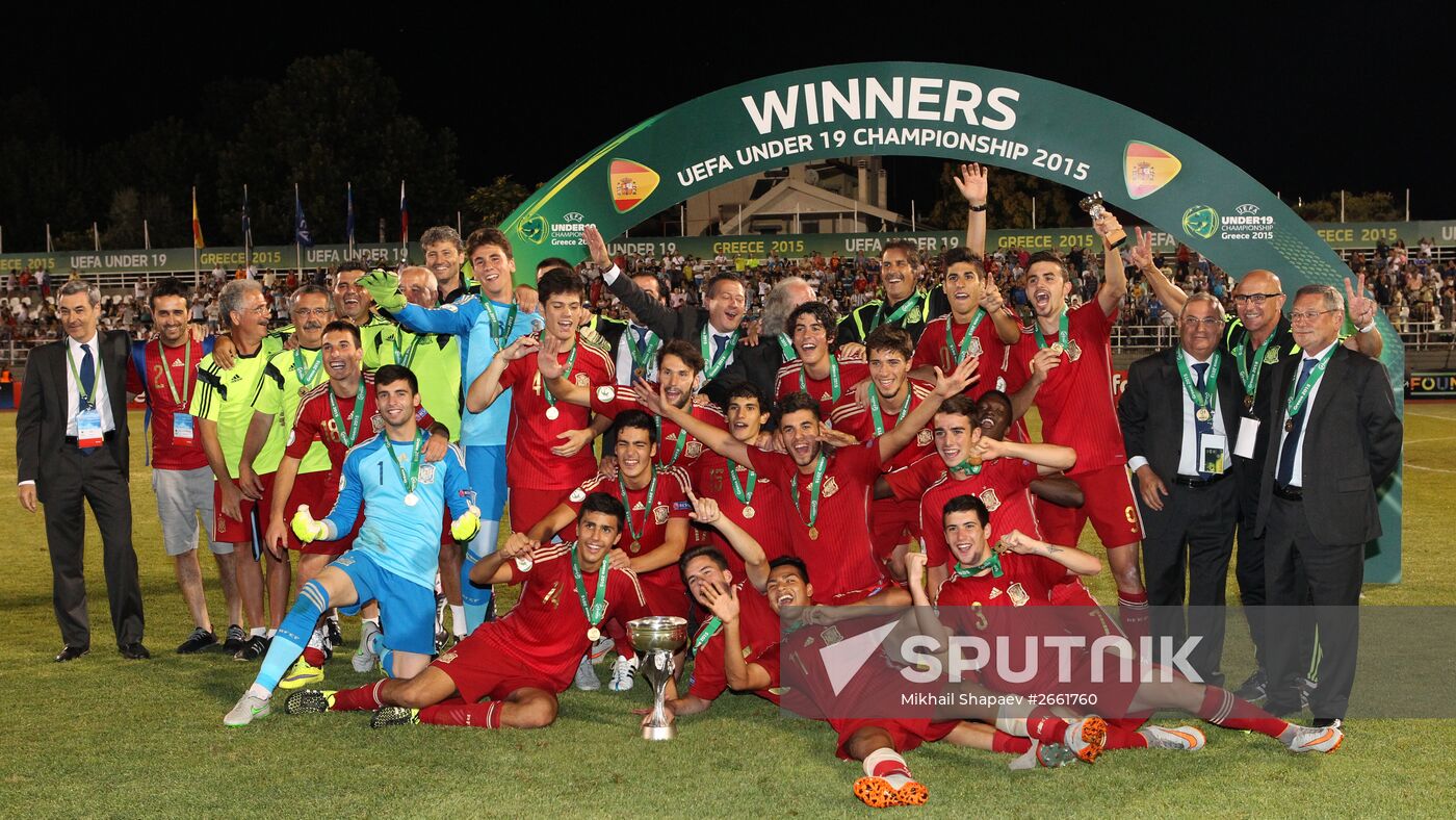 2015 UEFA European Under-19 Championship. Spain vs. Russia