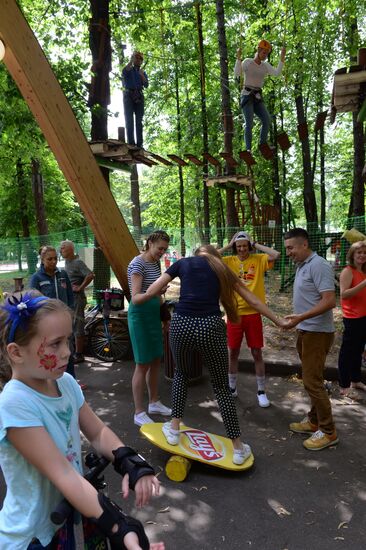 Sunday fun in Sokolniki Park