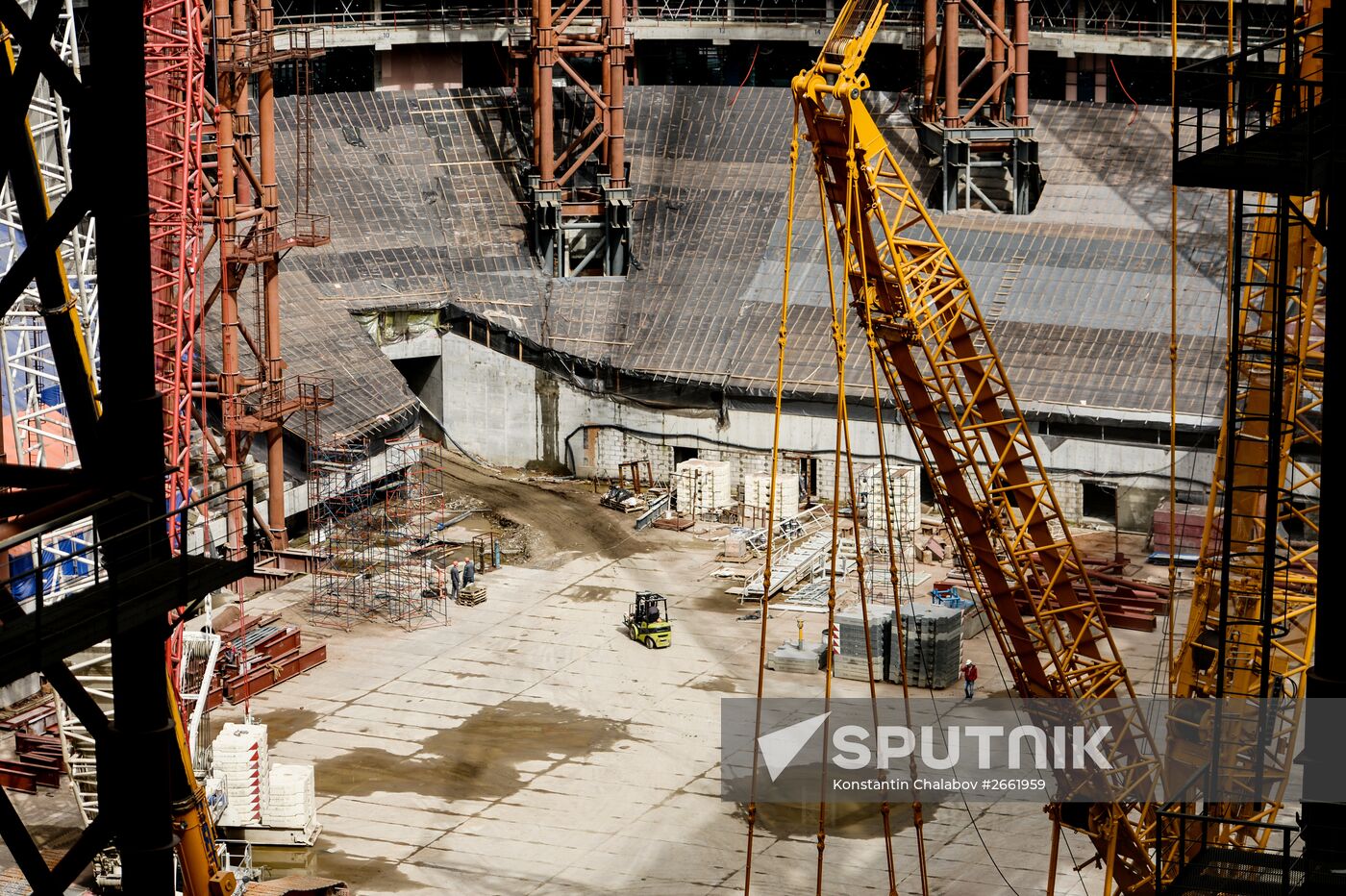 Construction of Zenit Arena