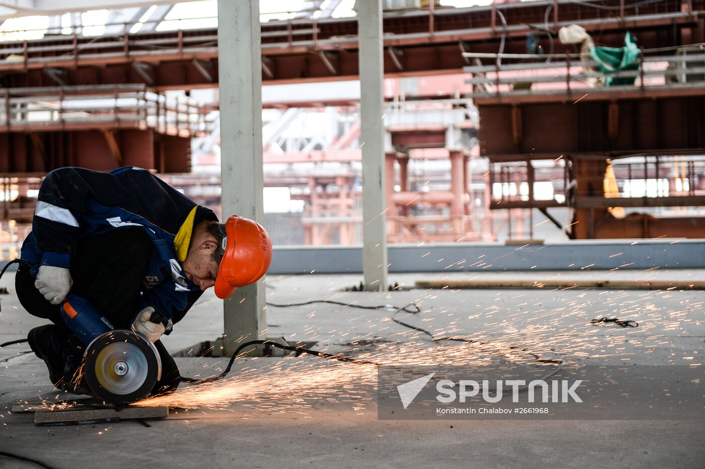 Construction of Zenit Arena