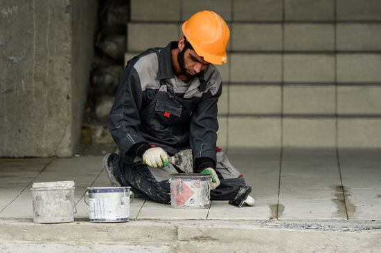 Construction of Zenit Arena