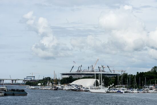 Construction of Zenit Arena