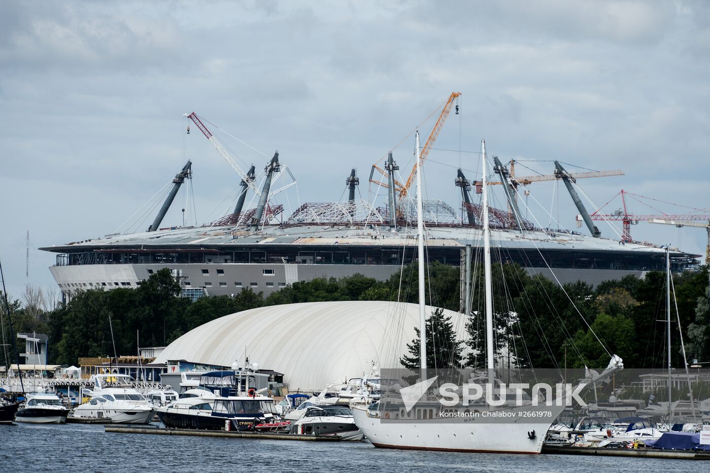 Construction of Zenit Arena