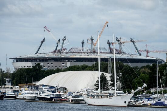 Construction of Zenit Arena