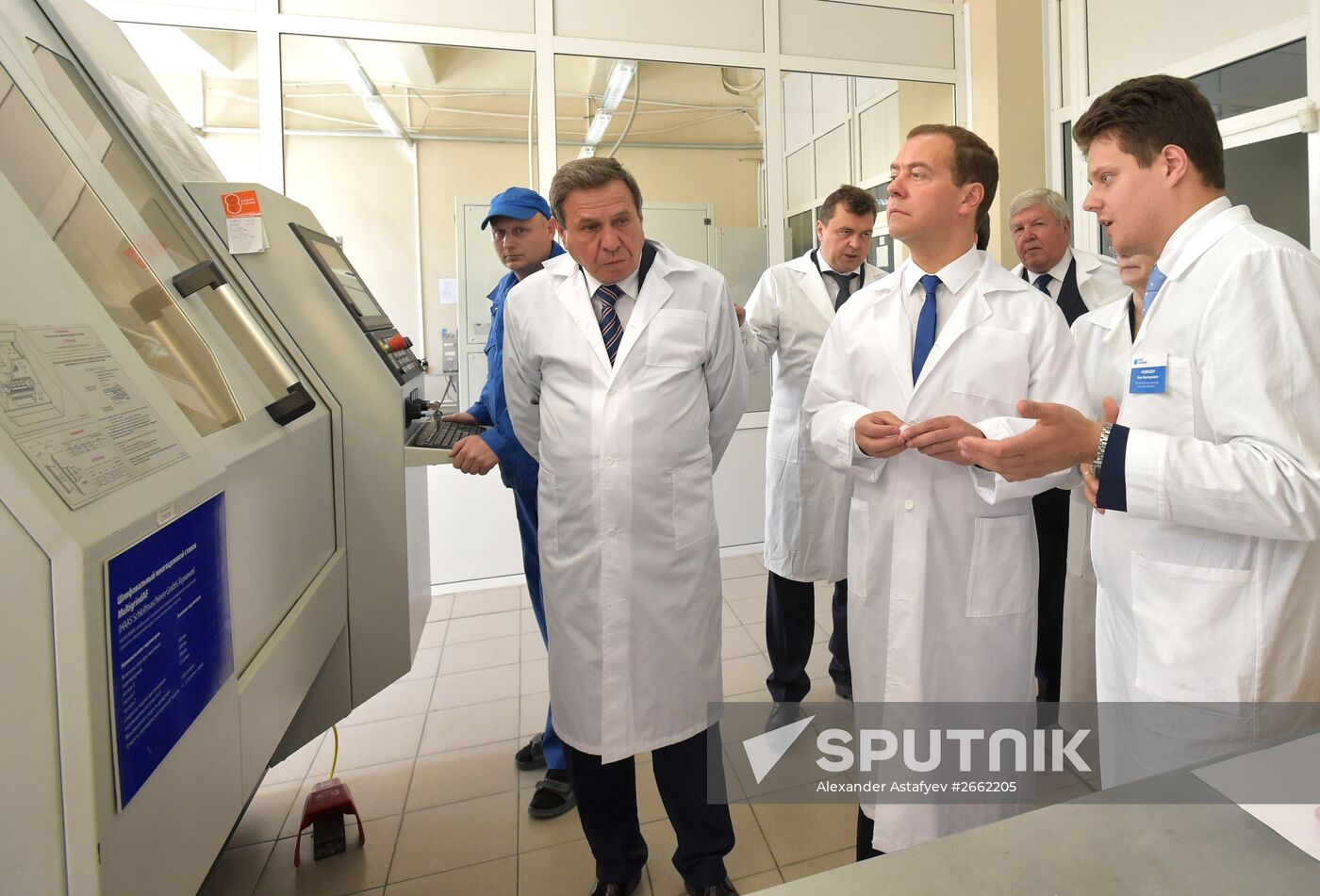 Russian Prime Minister Dmitry Medvedev visits the Novosibirsk Region