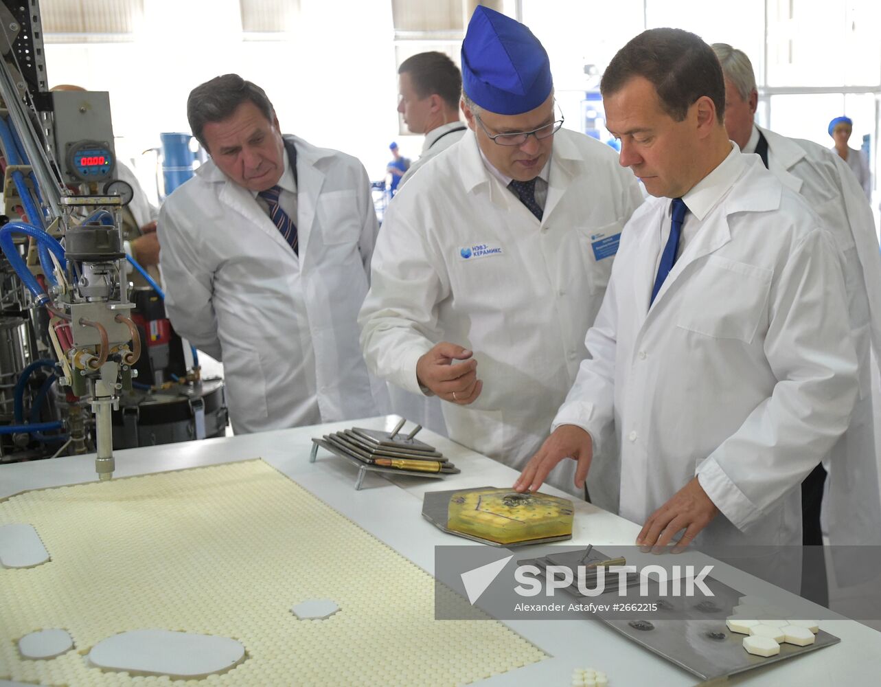 Russian Prime Minister Dmitry Medvedev visits the Novosibirsk Region