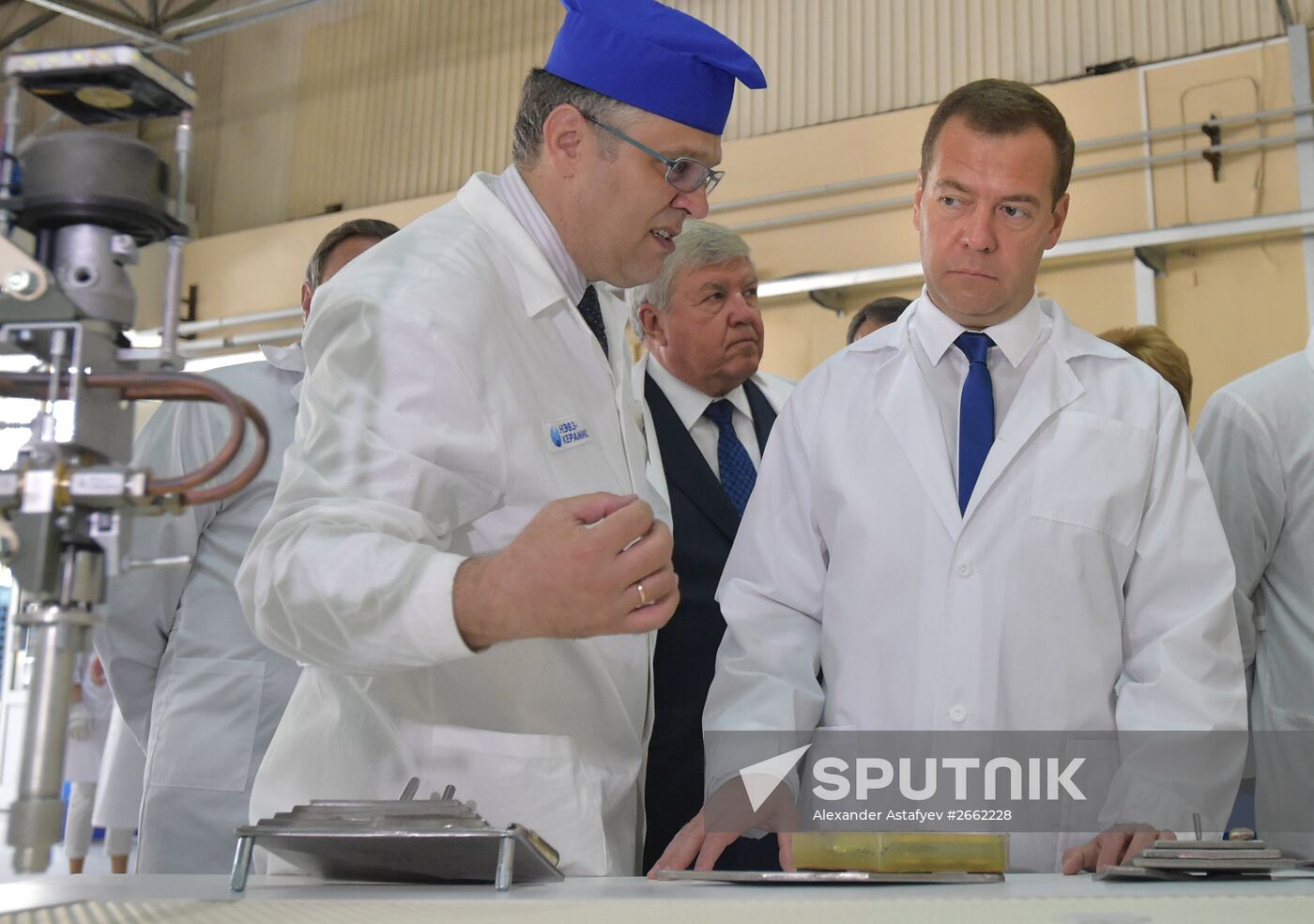 Russian Prime Minister Dmitry Medvedev visits the Novosibirsk Region