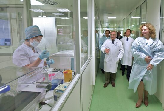 Russian Prime Minister Dmitry Medvedev visits the Novosibirsk Region