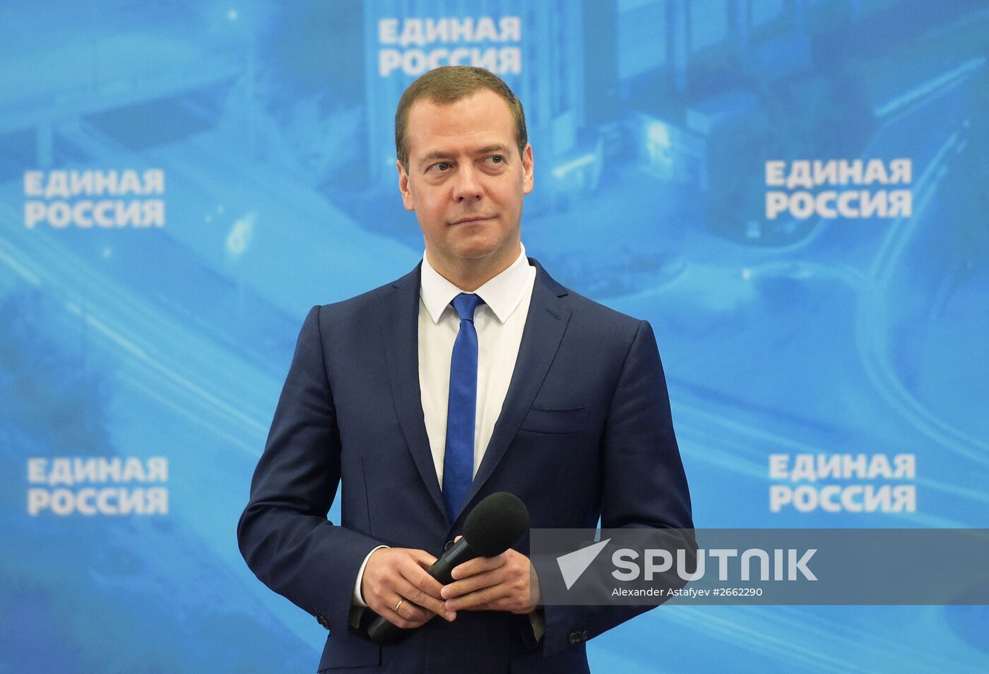 Russian Prime Minister Dmitry Medvedev visits the Novosibirsk Region