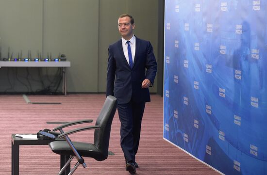 Russian Prime Minister Dmitry Medvedev visits the Novosibirsk Region