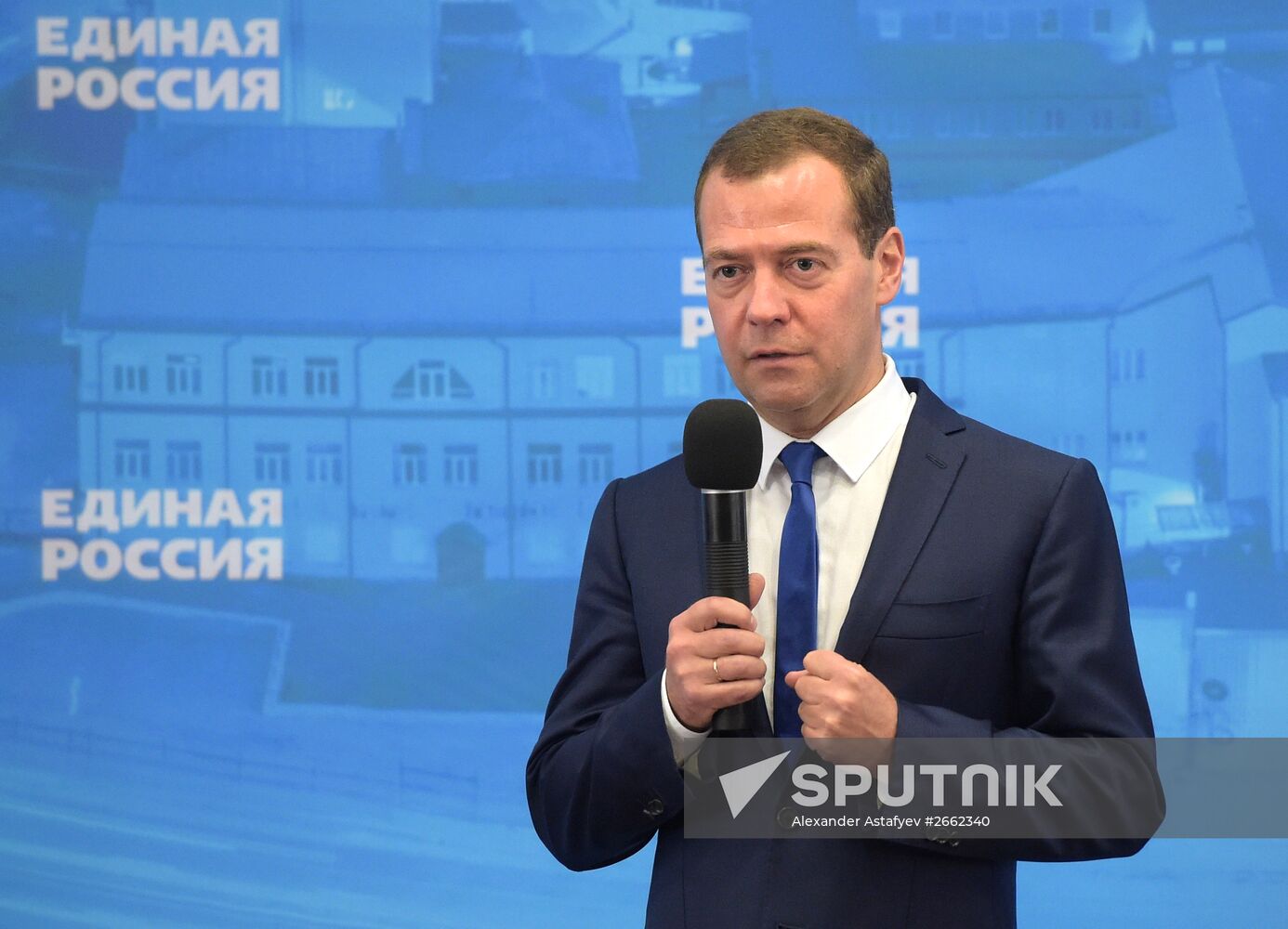 Russian Prime Minister Dmitry Medvedev visits the Novosibirsk Region