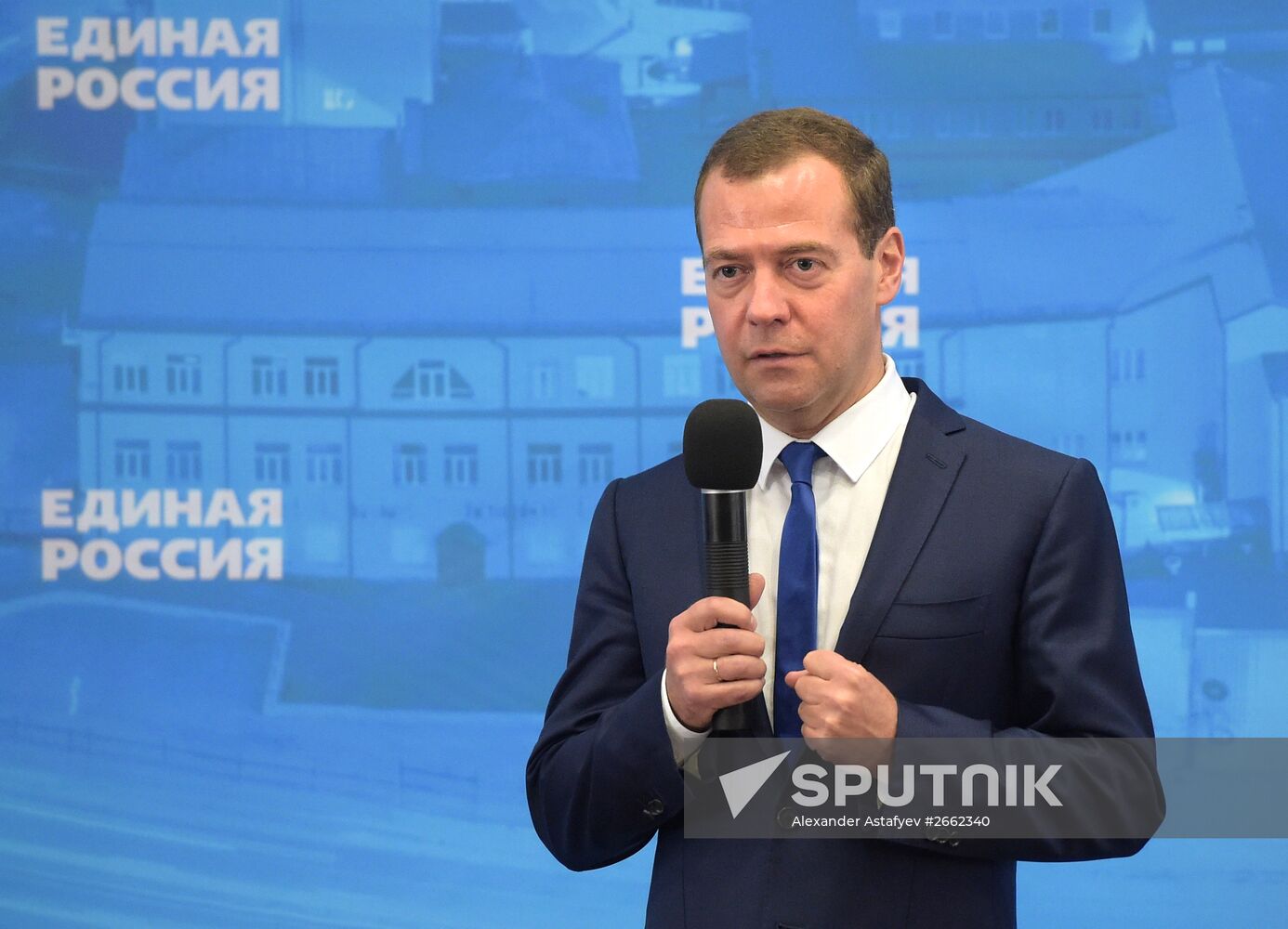 Russian Prime Minister Dmitry Medvedev visits the Novosibirsk Region