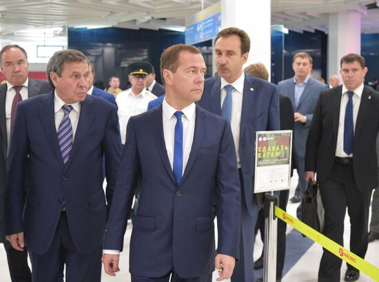 Prime Minister Dmitry Medvedev visits Novosibirsk Region