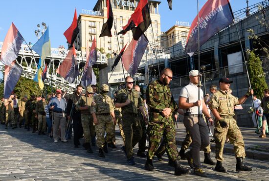 Right Sector public meeting in Kiev