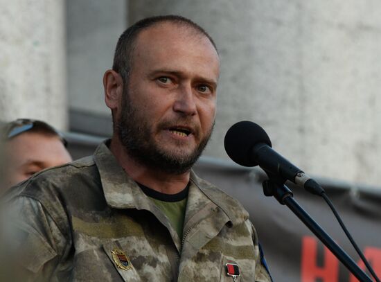 Right Sector public meeting in Kiev