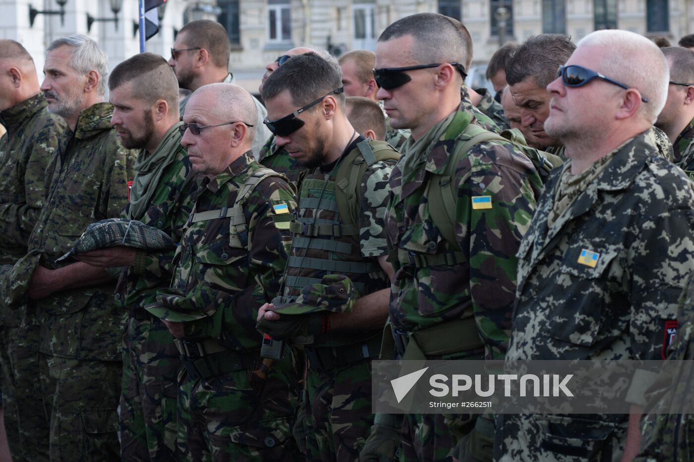 Right Sector public meeting in Kiev