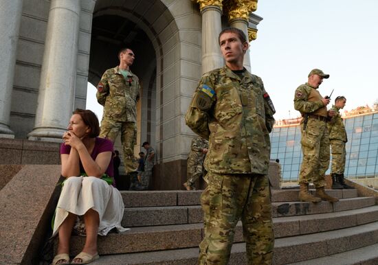 Right Sector public meeting in Kiev