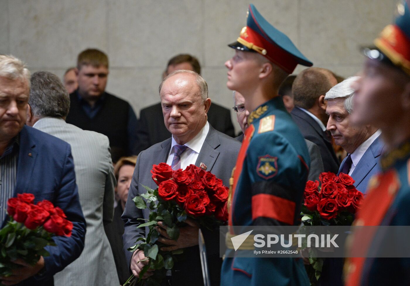 Paying last respects to Gennady Seleznyov