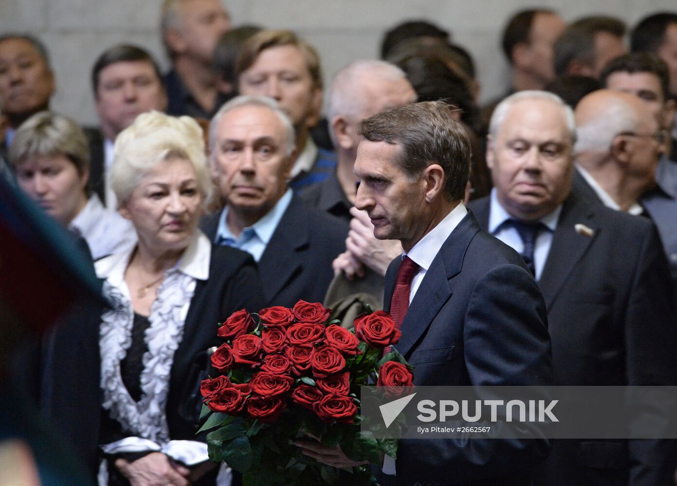 Paying last respects to Gennady Seleznyov