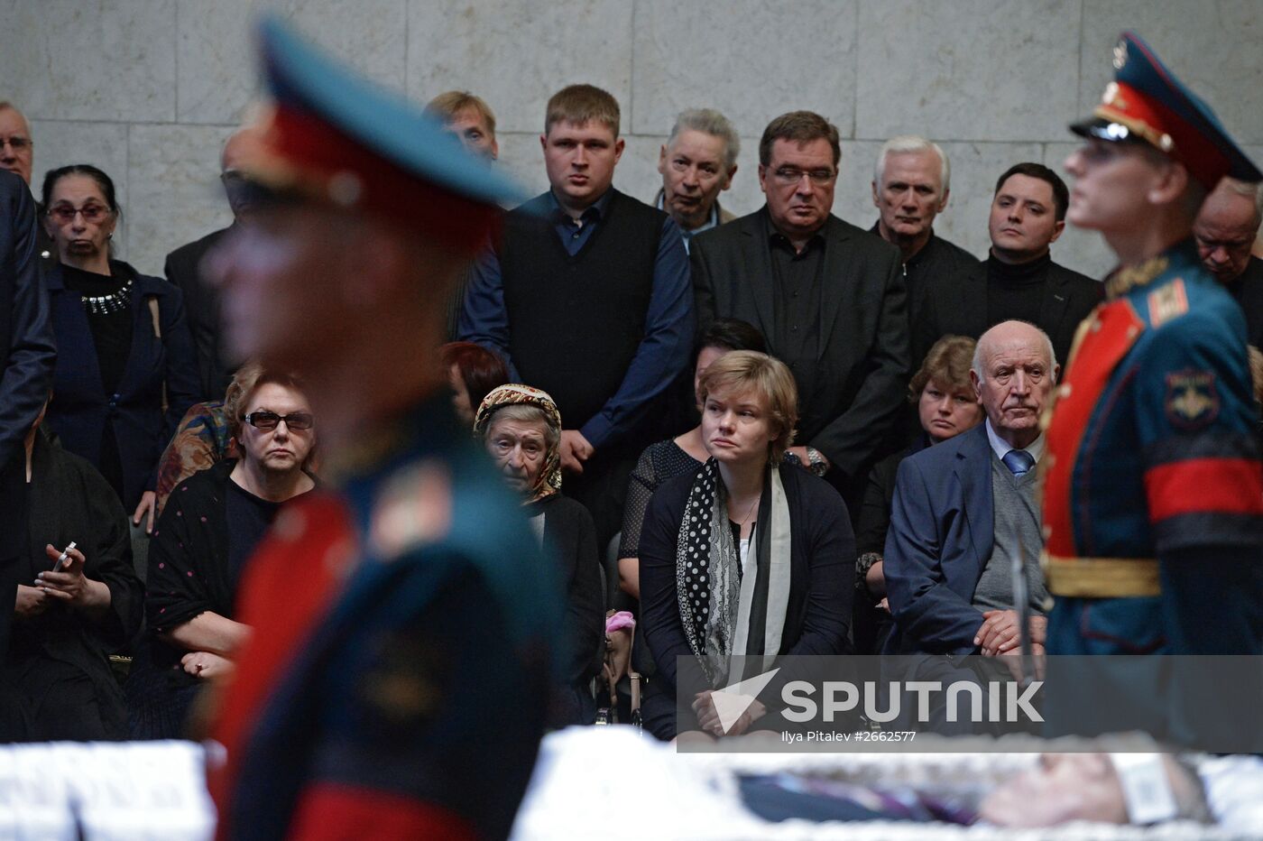 Paying last respects to Gennady Seleznyov