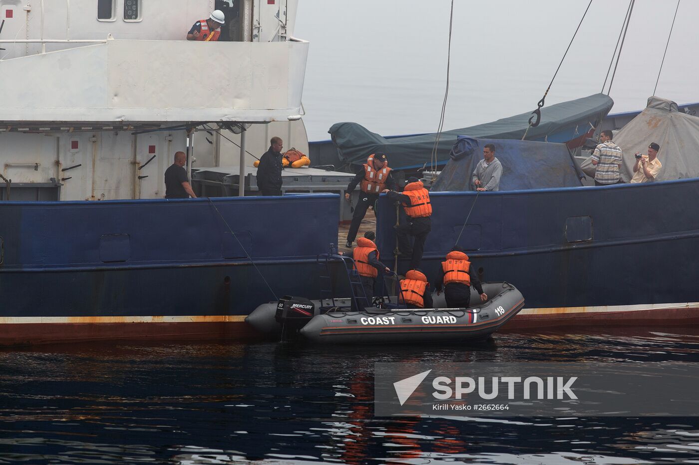 Russian-Japanese border guard drill in Sakhalin
