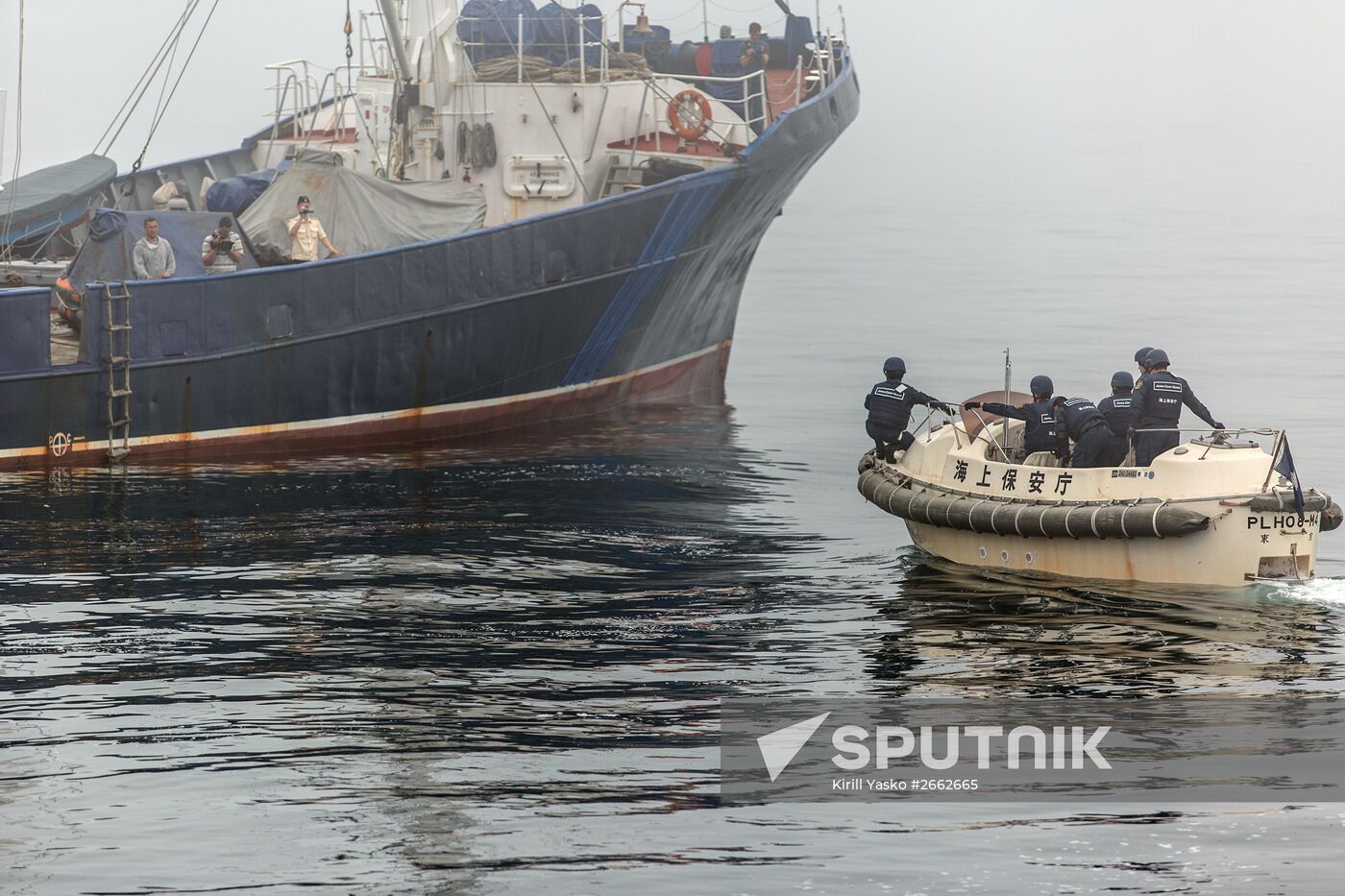 Russian-Japanese border guard drill in Sakhalin