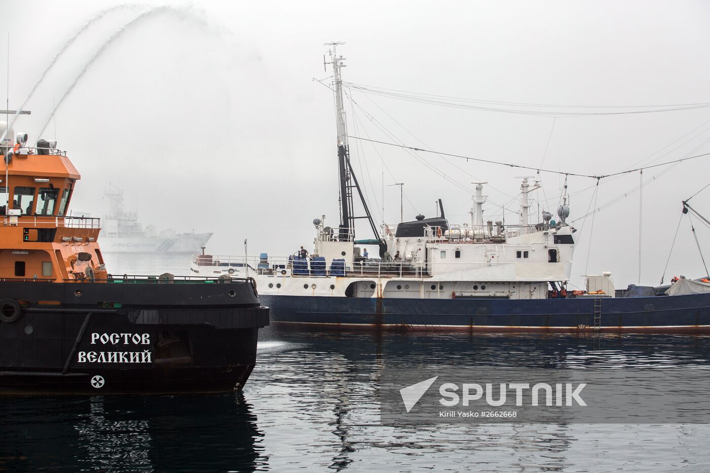 Russian-Japanese border guard drill in Sakhalin