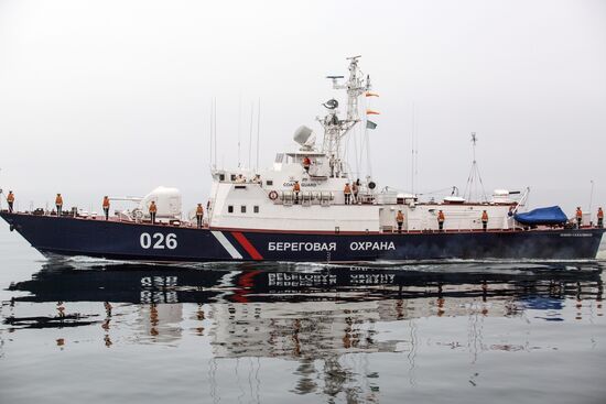 Russian-Japanese border guard drill in Sakhalin