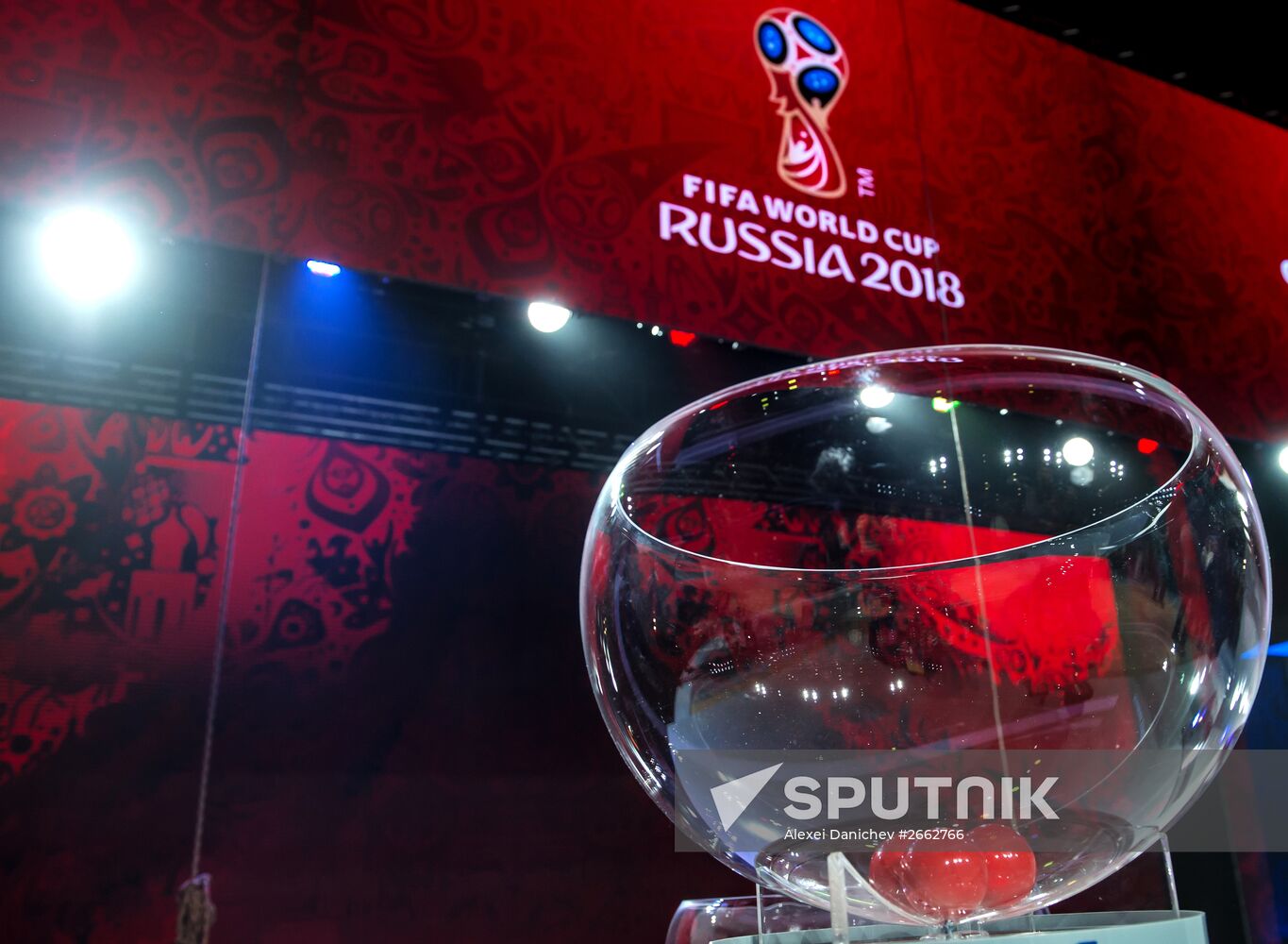 Preparations for preliminary draw of the 2018 FIFA World Cup in St. Petersburg