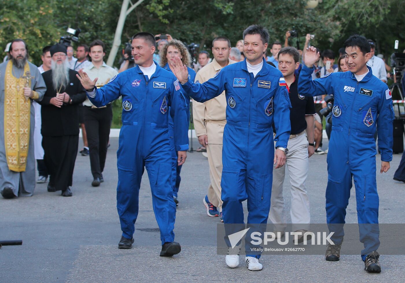 Soyuz TMA-17M launch from Baikonur cosmodrome