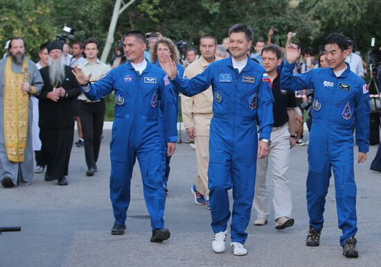 Soyuz TMA-17M launch from Baikonur cosmodrome
