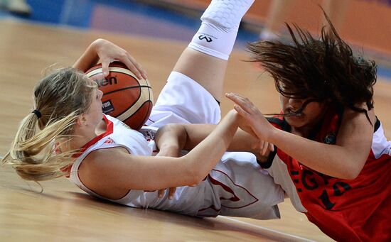 Basketball. Women. U-19. WC-2015. Russia vs. Egypt