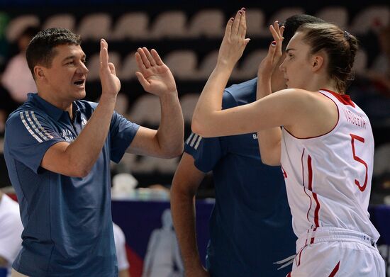 Basketball. Women. U-19. WC-2015. Russia vs. Egypt