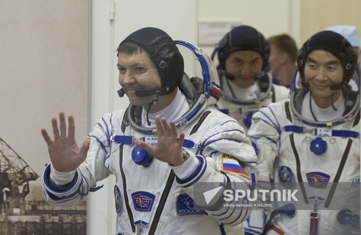 Soyuz TMA-17M launch from Baikonur cosmodrome