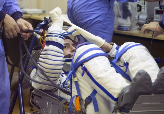 Soyuz TMA-17M launch from Baikonur cosmodrome
