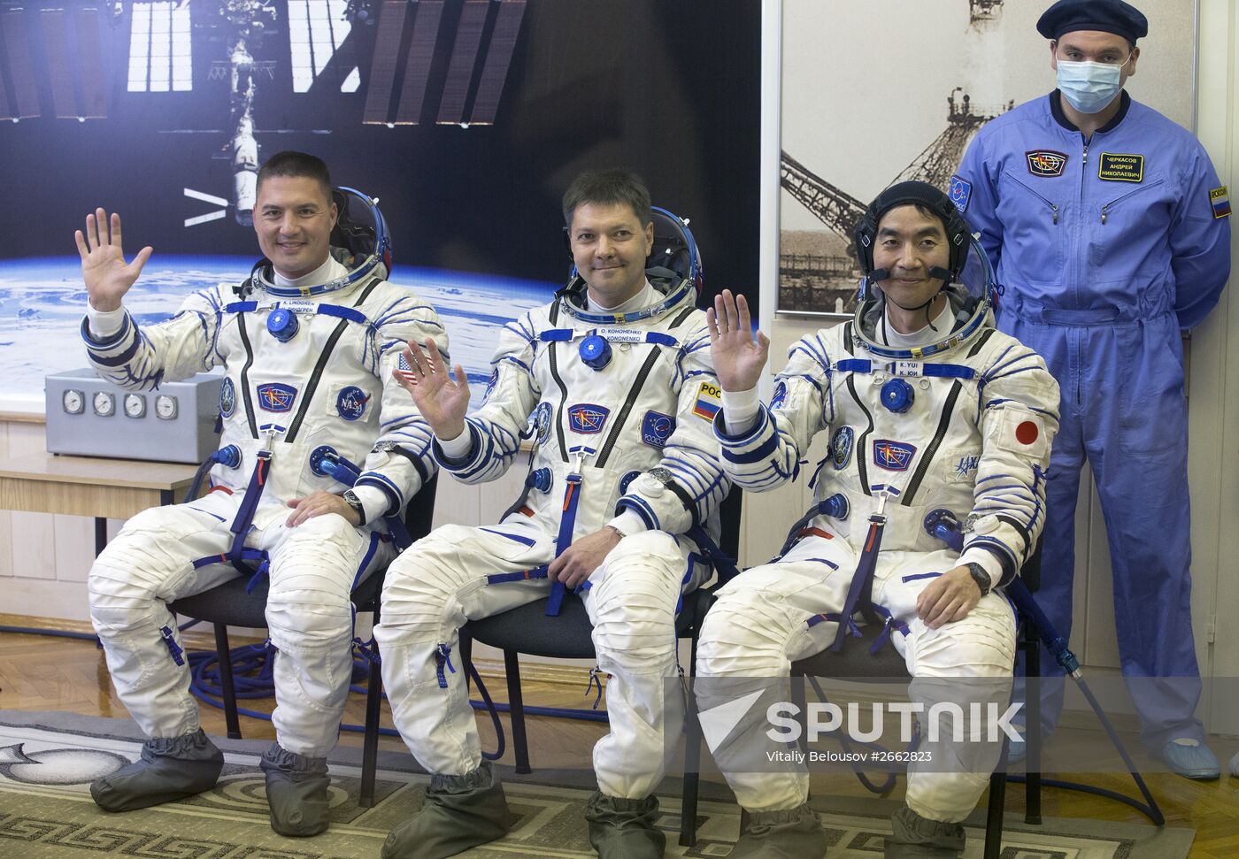 Soyuz TMA-17M launch from Baikonur cosmodrome