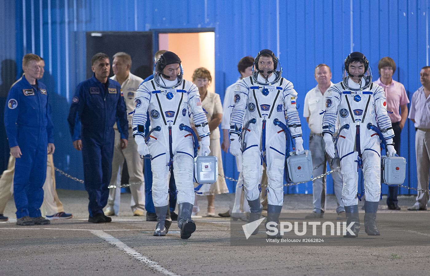 Soyuz TMA-17M launch from Baikonur cosmodrome