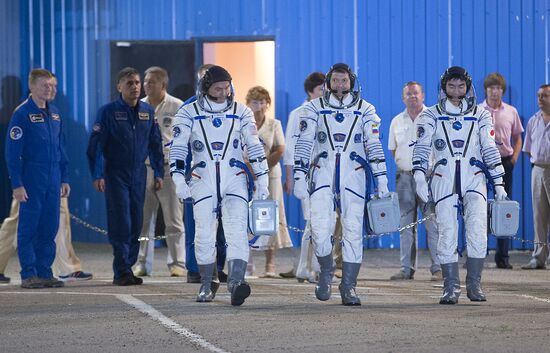 Soyuz TMA-17M launch from Baikonur cosmodrome