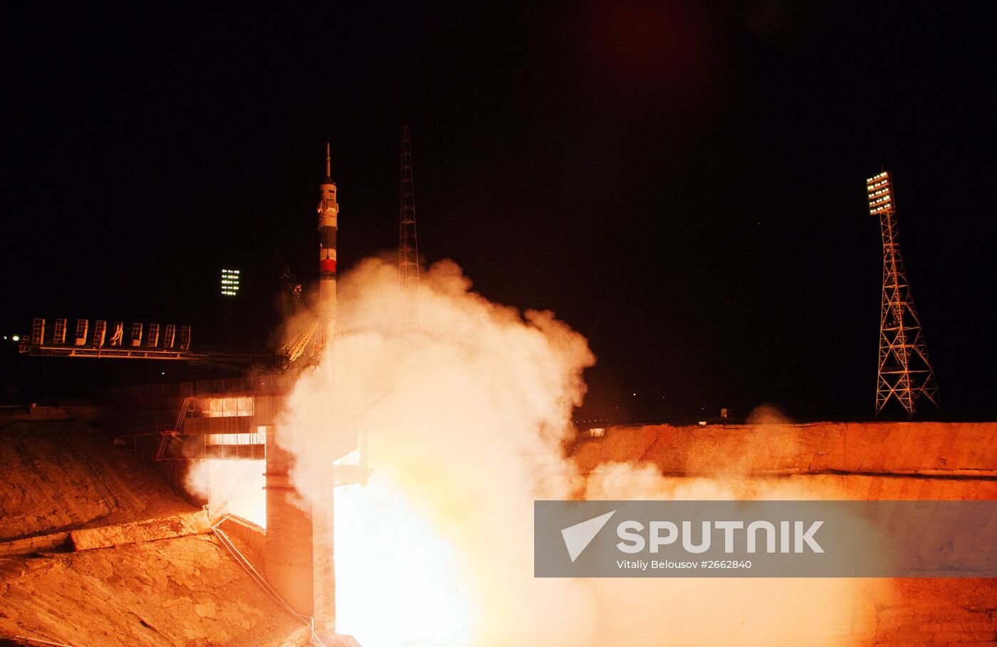 Launch of Soyuz TMA-17M from Baikonur Space Center